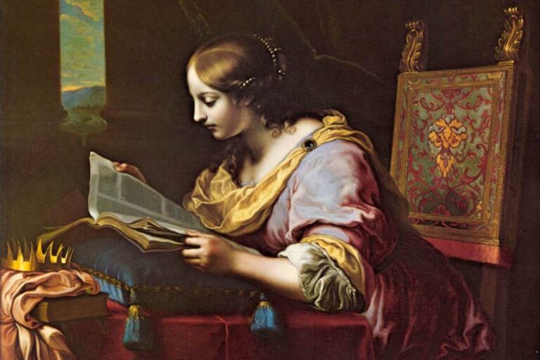 Carlo Dolci St Catherine Reading a Book WGA06372